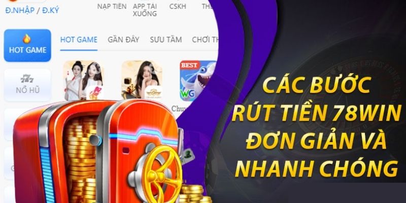 Thao tác rút nhanh chóng mà cực kỳ đơn giản